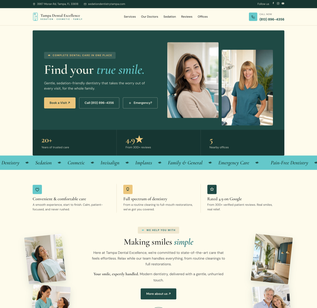 Preview of homepage concept 2
