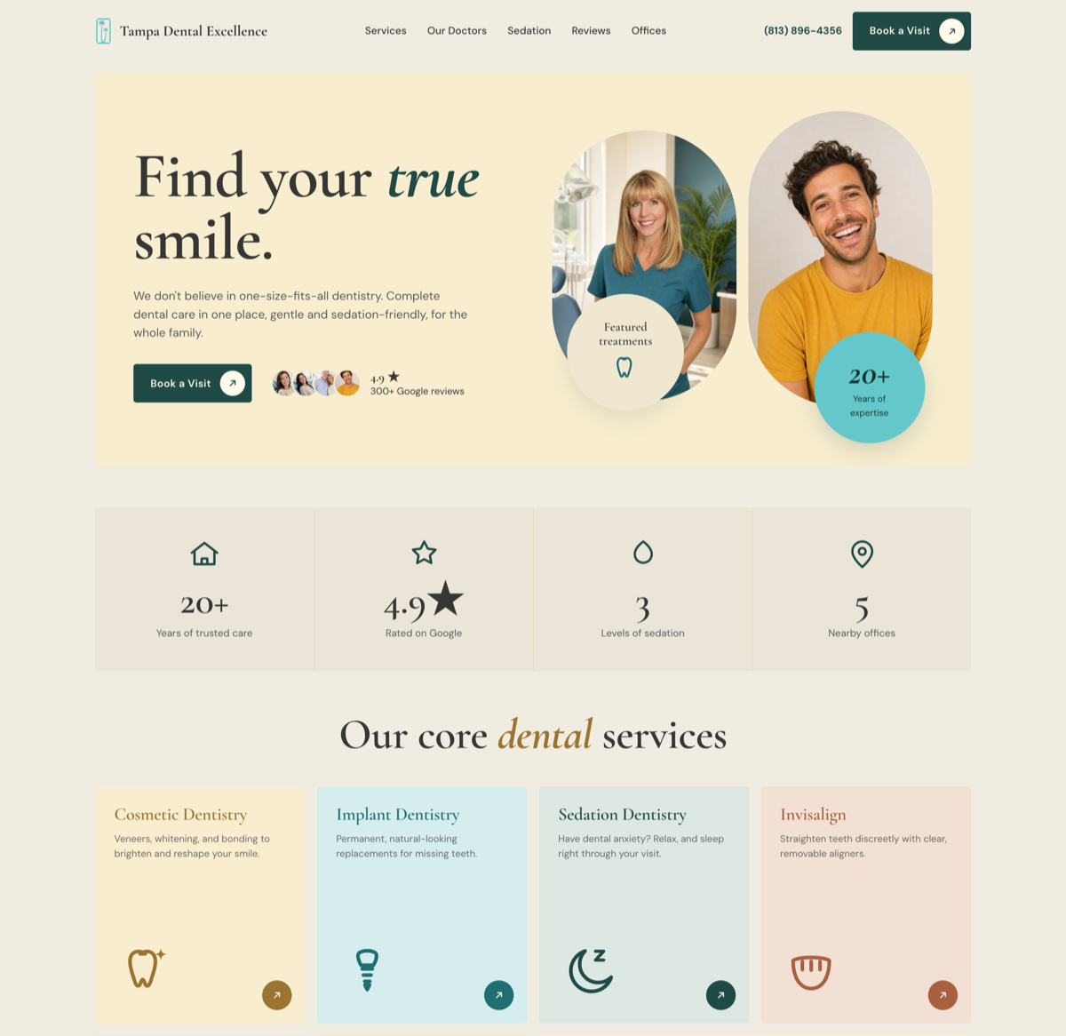 Preview of homepage concept 3